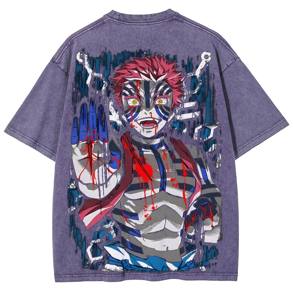 Demon Slayer Unisex Fit Washed T-Shirt 2508019191