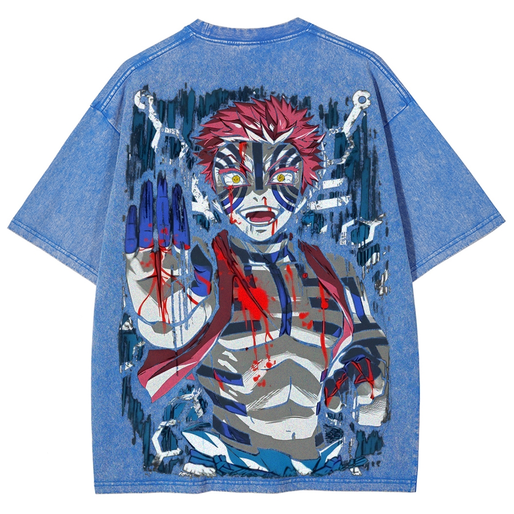 Demon Slayer Unisex Fit Washed T-Shirt 2508019191