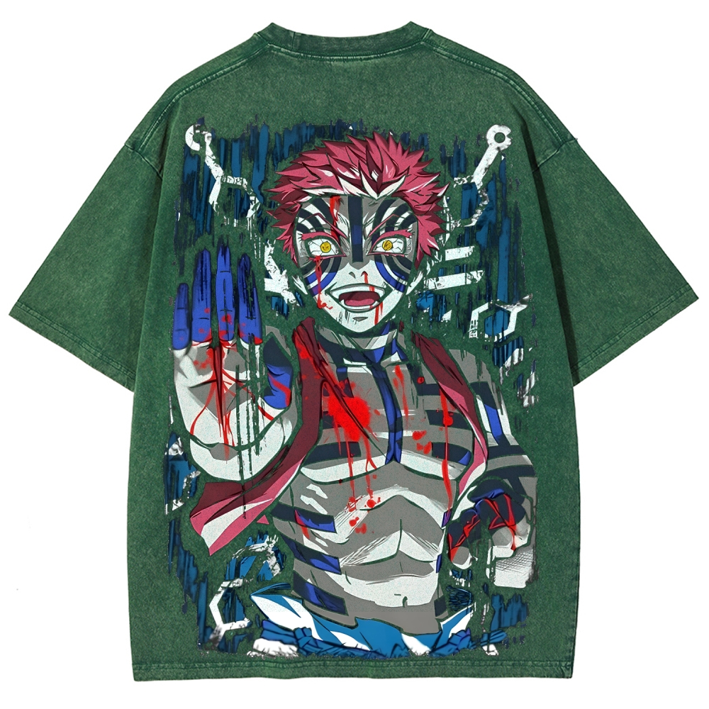 Demon Slayer Unisex Fit Washed T-Shirt 2508019191