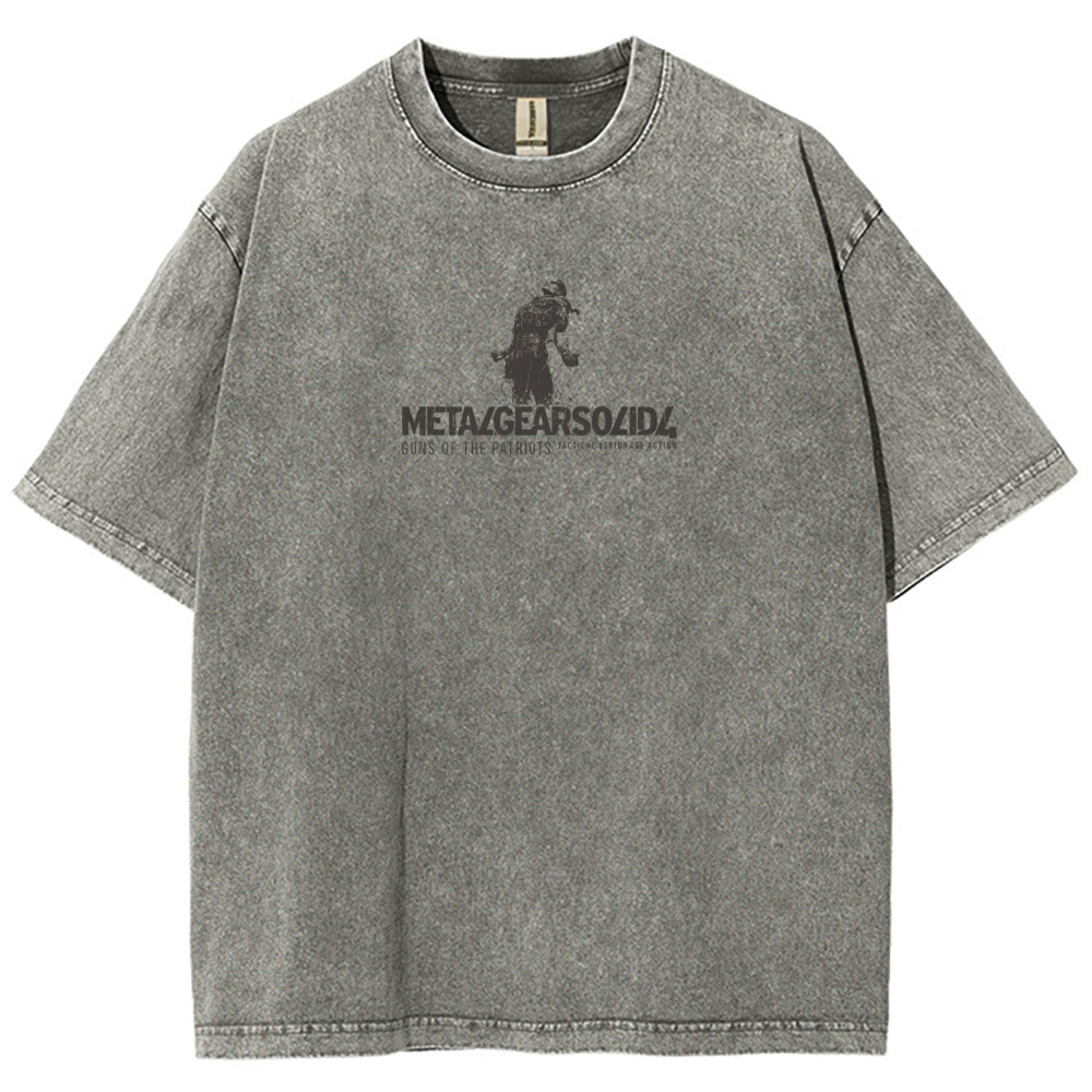 Metal Gear Solid Unisex Fit Washed T-Shirt 2508020599