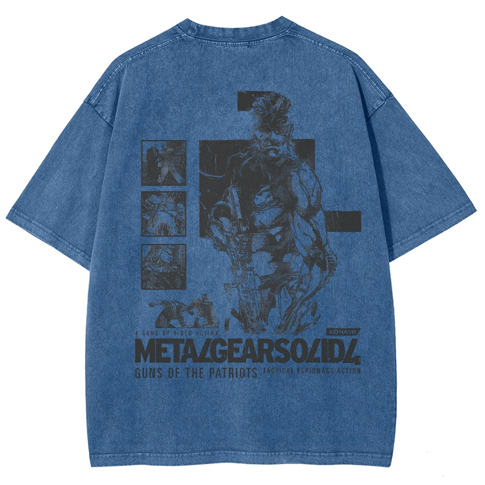 Metal Gear Solid Unisex Fit Washed T-Shirt 2508020599