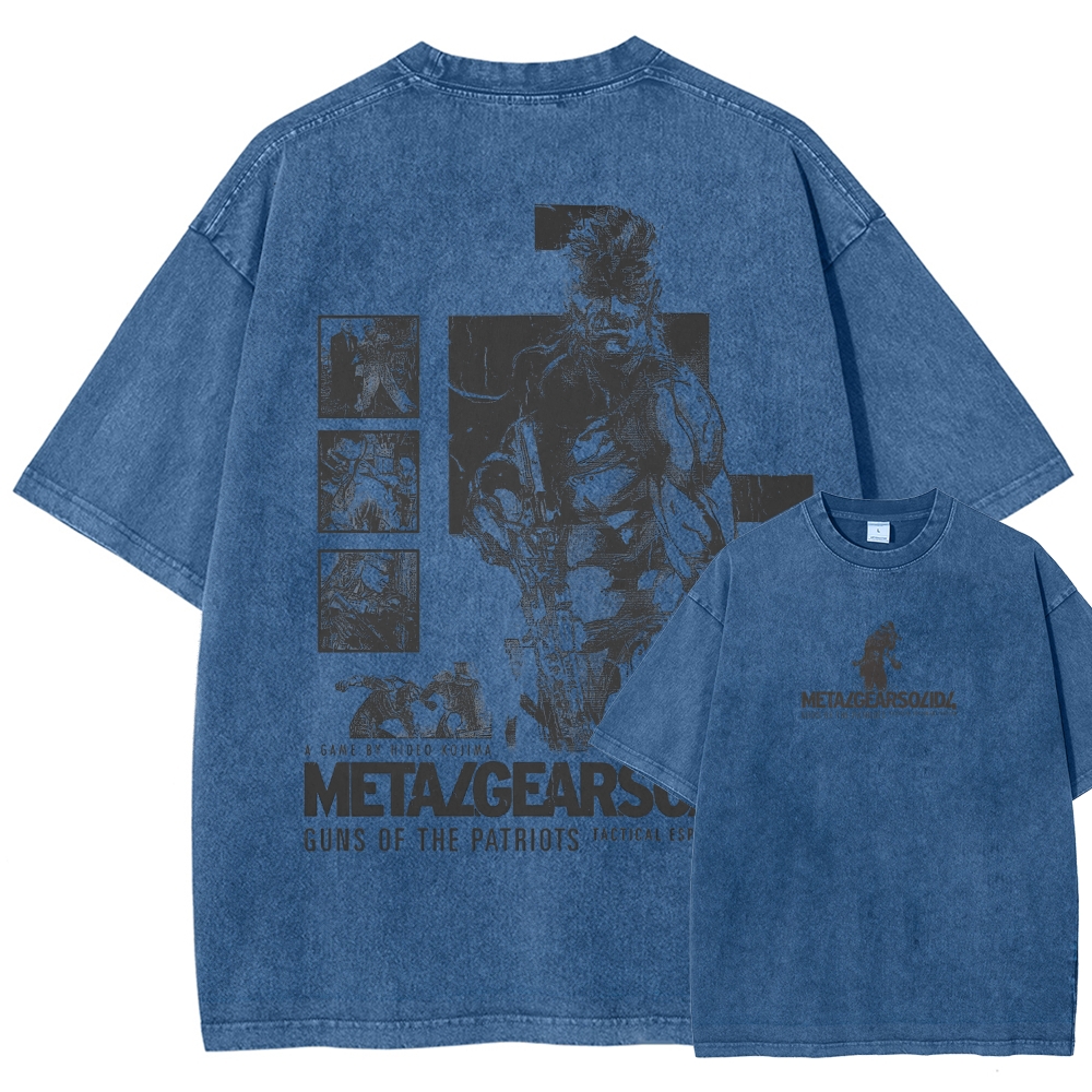 Metal Gear Solid Unisex Fit Washed T-Shirt 2508020599