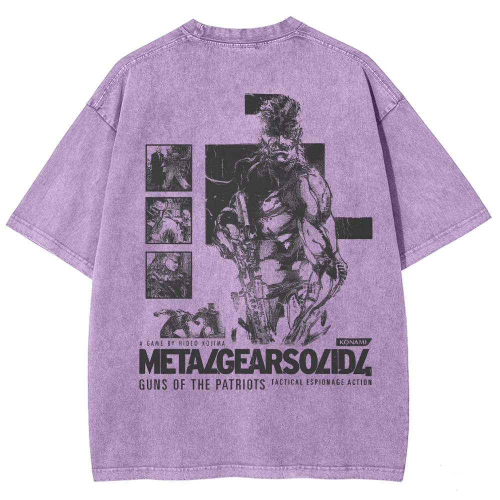 Metal Gear Solid Unisex Fit Washed T-Shirt 2508020599