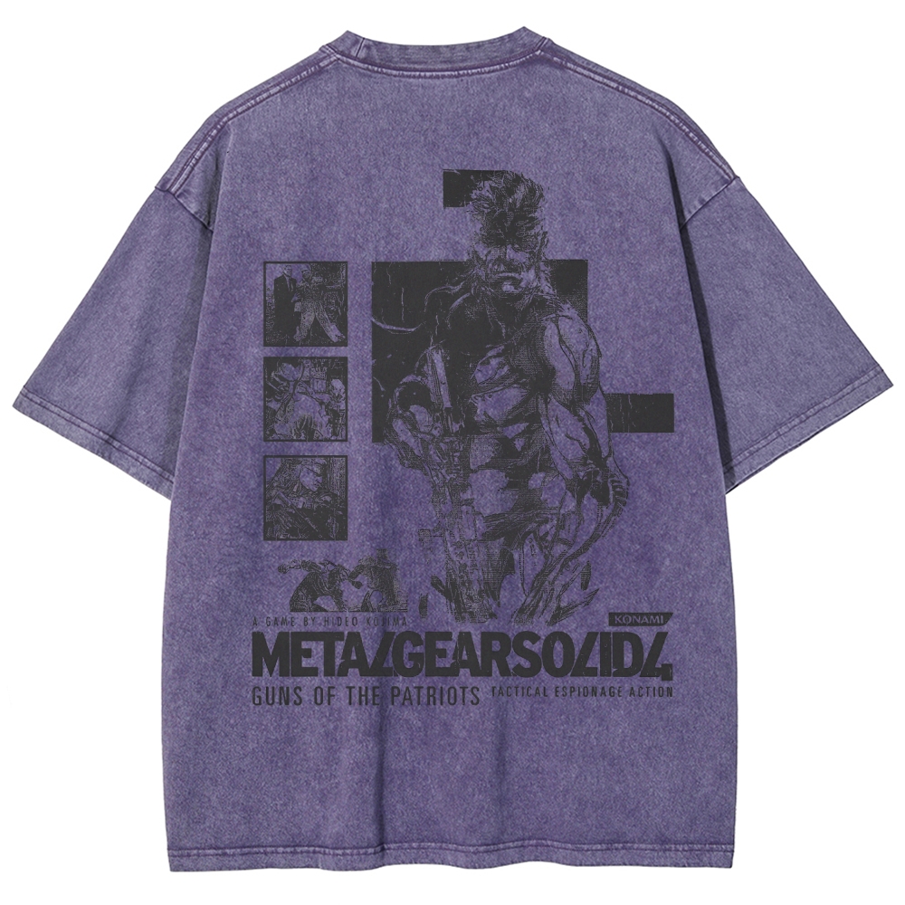 Metal Gear Solid Unisex Fit Washed T-Shirt 2508020599