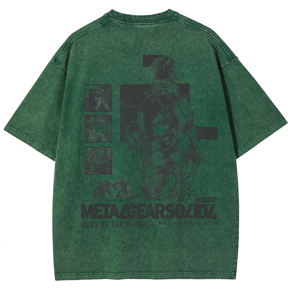 Metal Gear Solid Unisex Fit Washed T-Shirt 2508020599