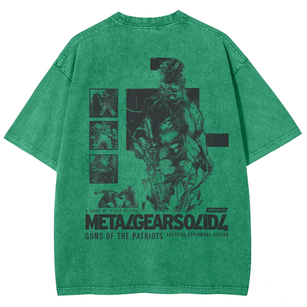 Metal Gear Solid Unisex Fit Washed T-Shirt 2508020599