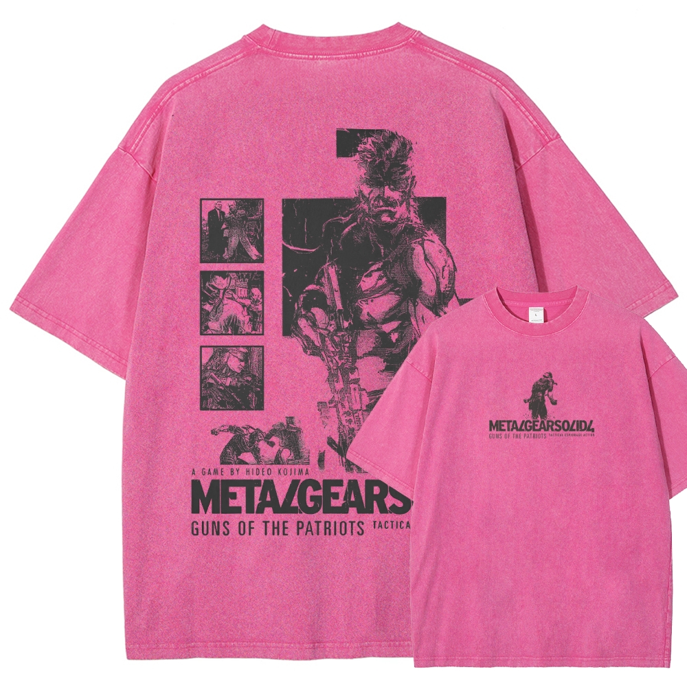 Metal Gear Solid Unisex Fit Washed T-Shirt 2508020599