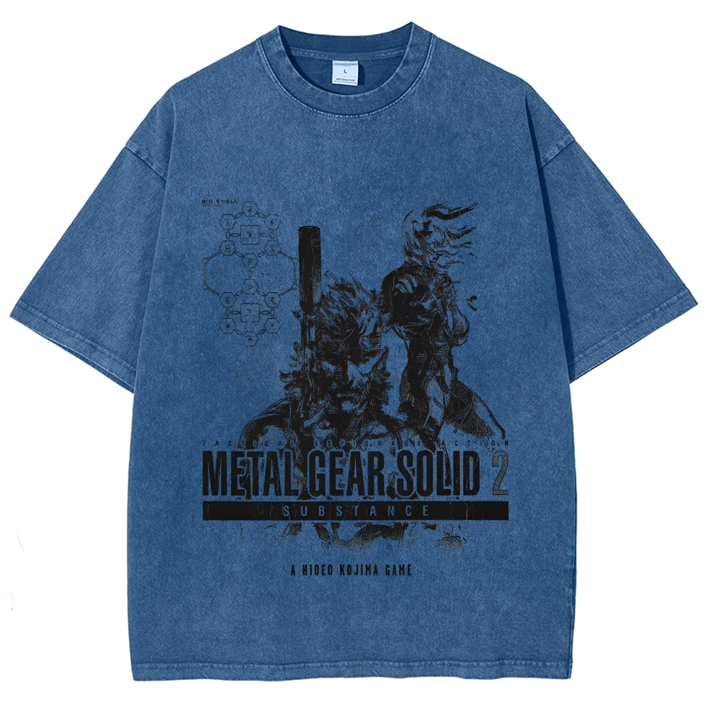 Metal Gear Solid Unisex Fit Washed T-Shirt 2508020702