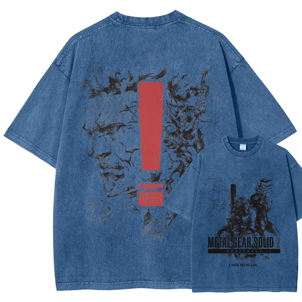 Metal Gear Solid Unisex Fit Washed T-Shirt 2508020702
