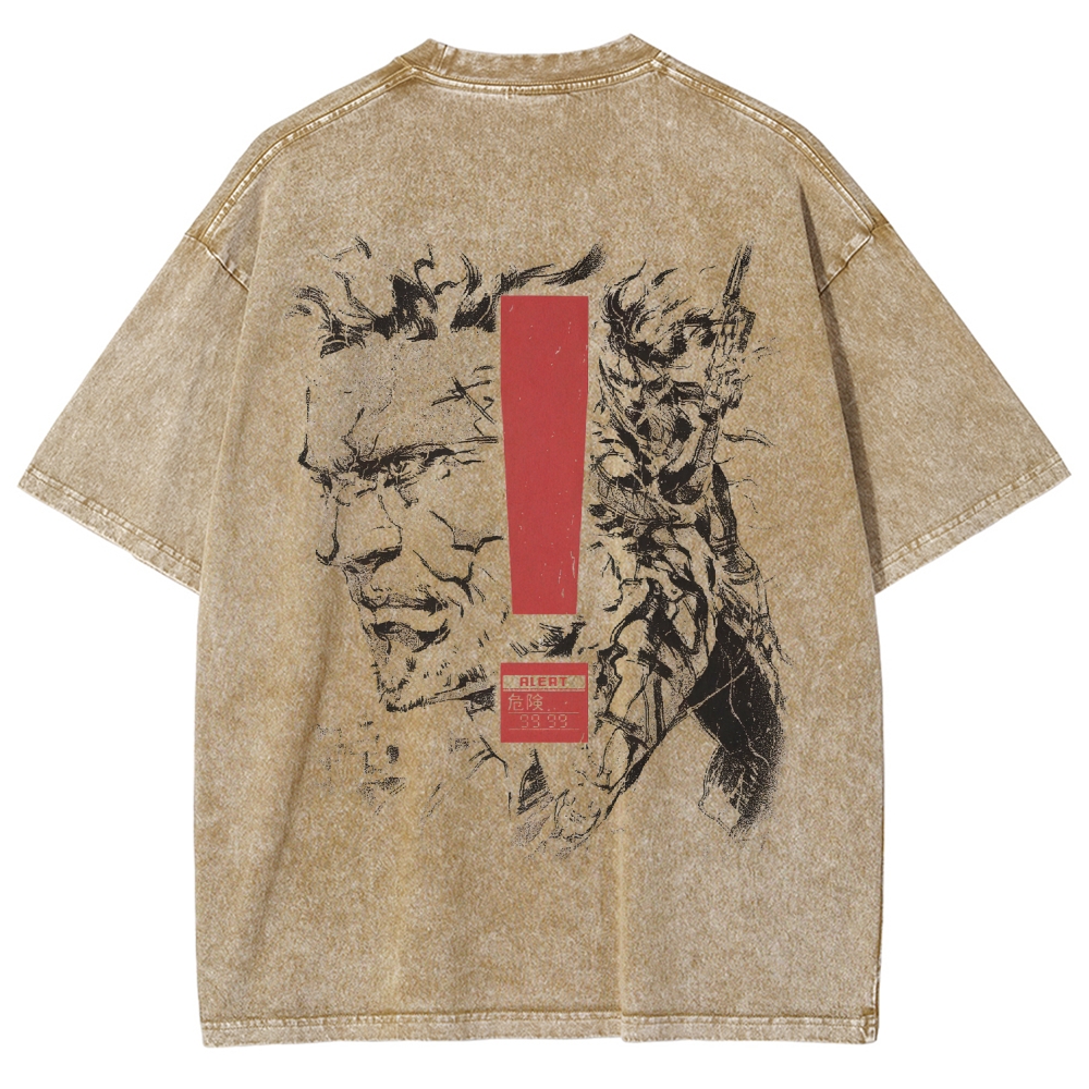 Metal Gear Solid Unisex Fit Washed T-Shirt 2508020702