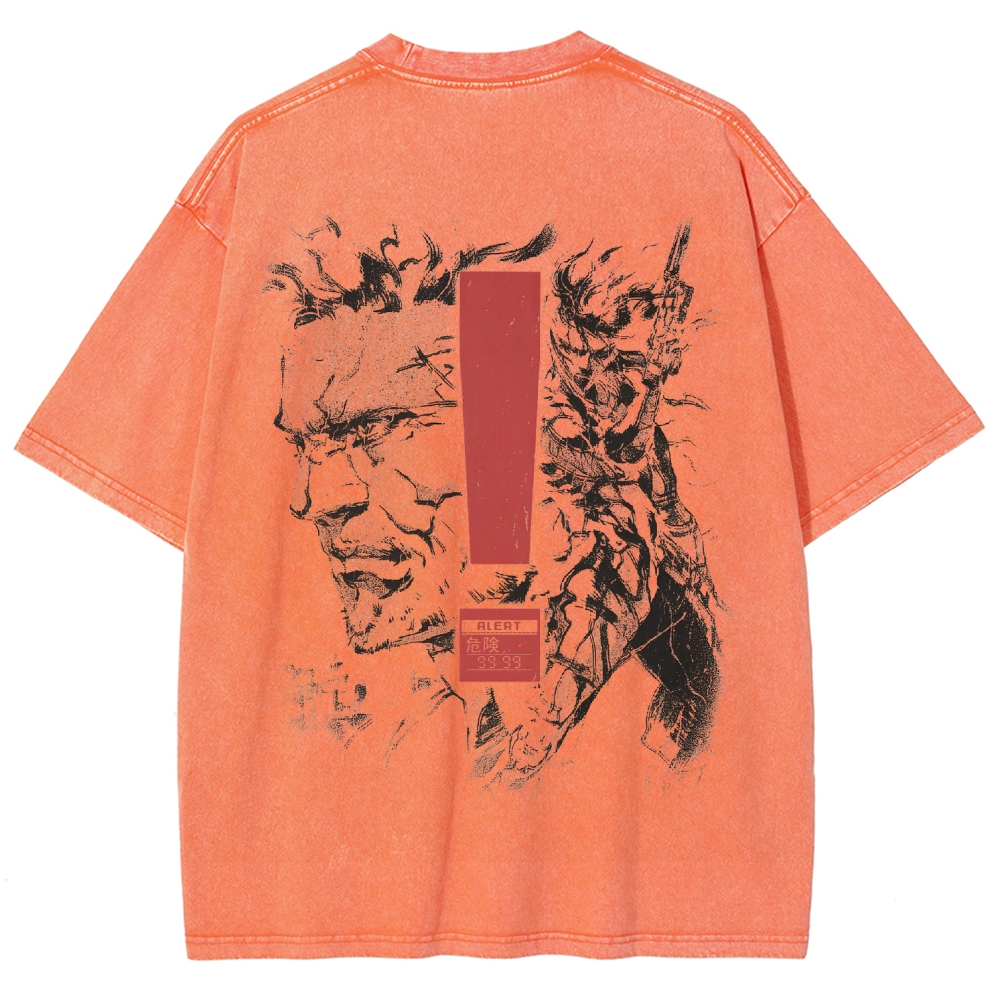 Metal Gear Solid Unisex Fit Washed T-Shirt 2508020702