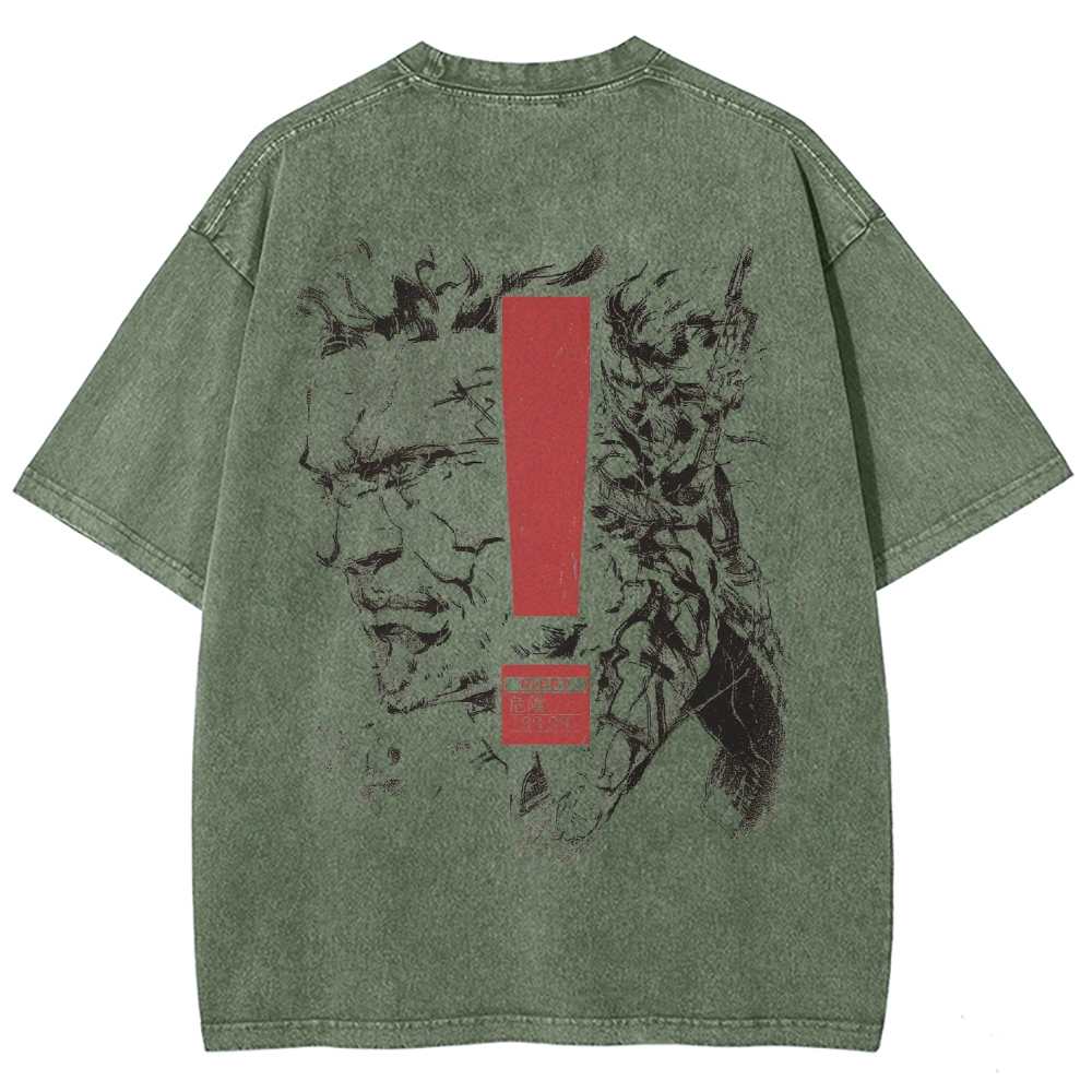 Metal Gear Solid Unisex Fit Washed T-Shirt 2508020702