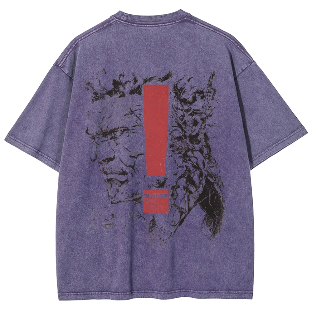 Metal Gear Solid Unisex Fit Washed T-Shirt 2508020702