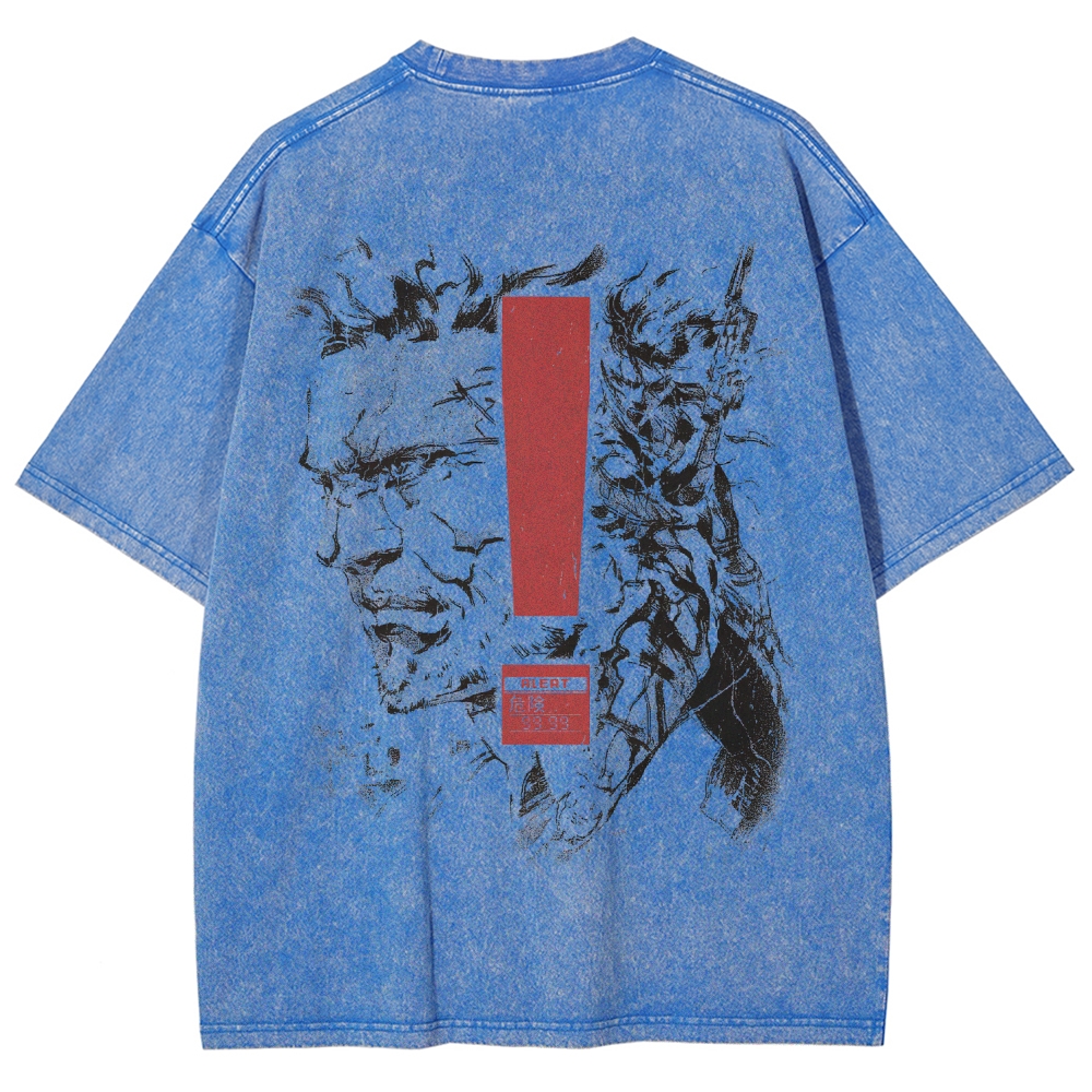Metal Gear Solid Unisex Fit Washed T-Shirt 2508020702
