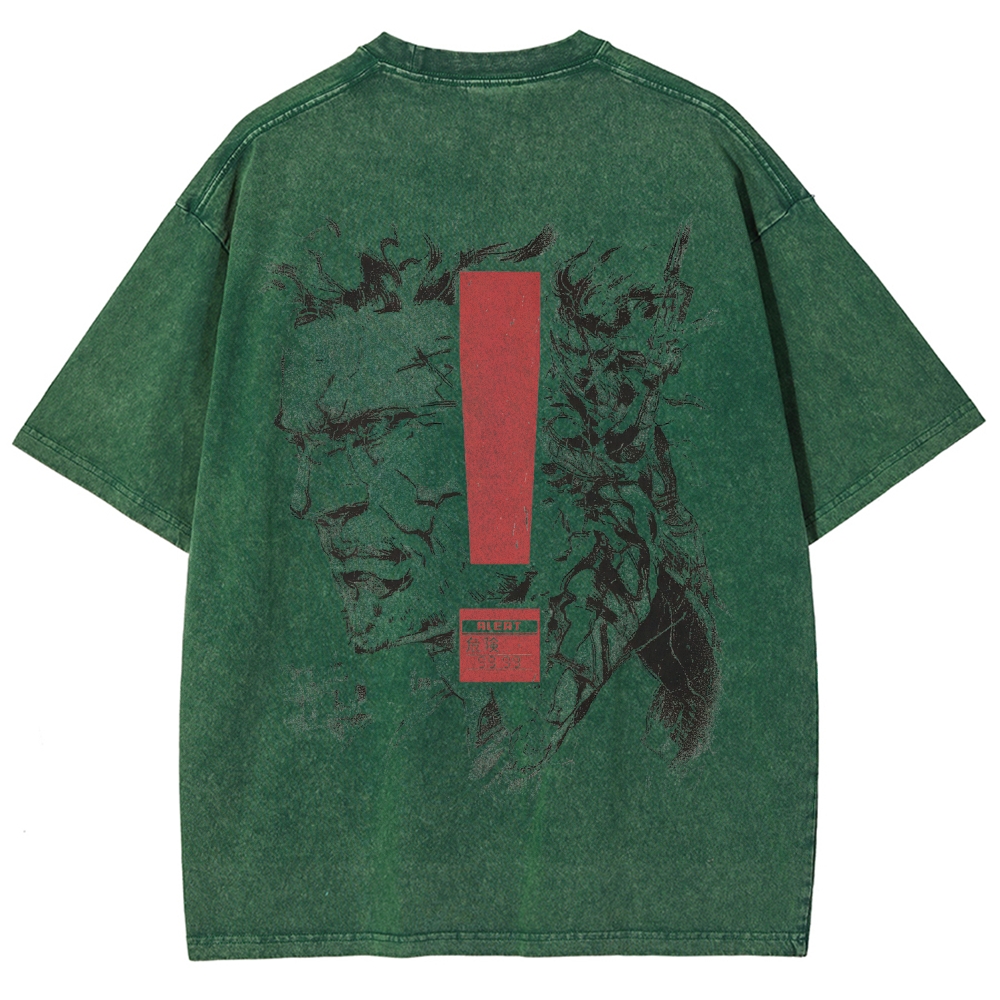 Metal Gear Solid Unisex Fit Washed T-Shirt 2508020702
