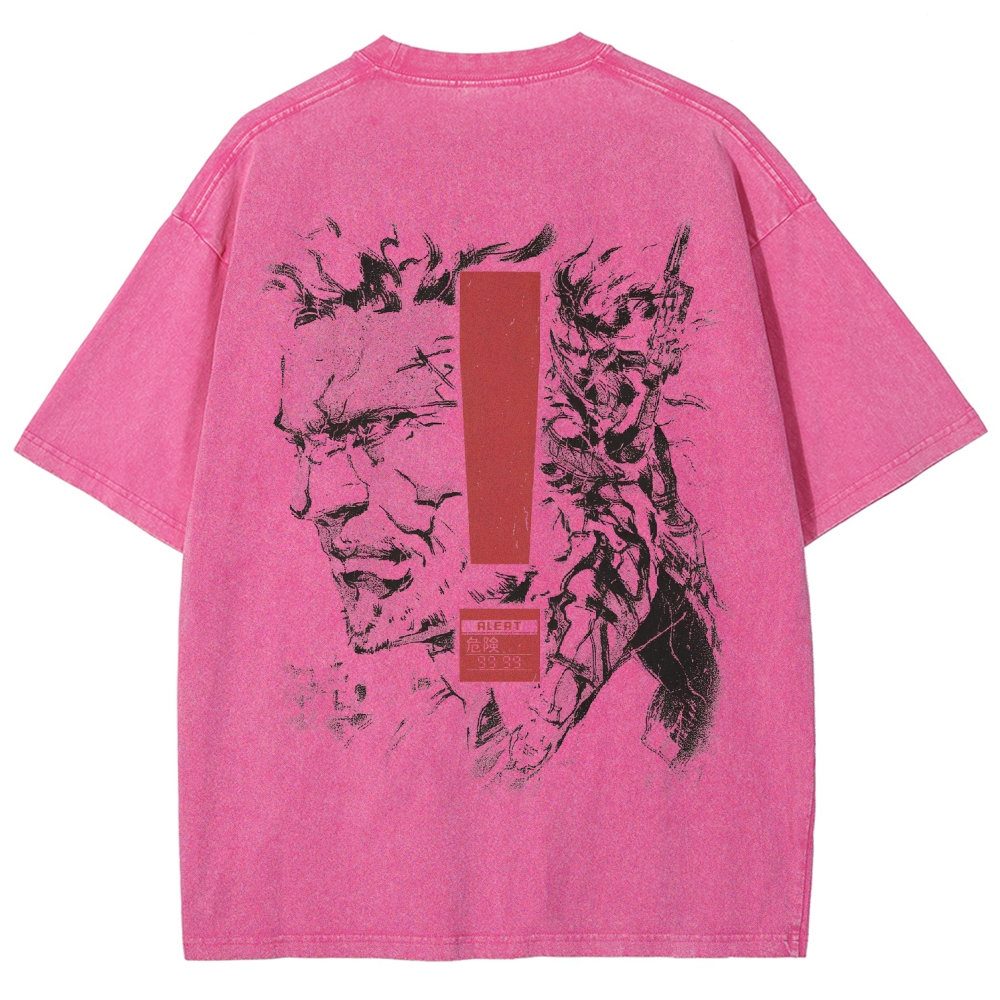 Metal Gear Solid Unisex Fit Washed T-Shirt 2508020702