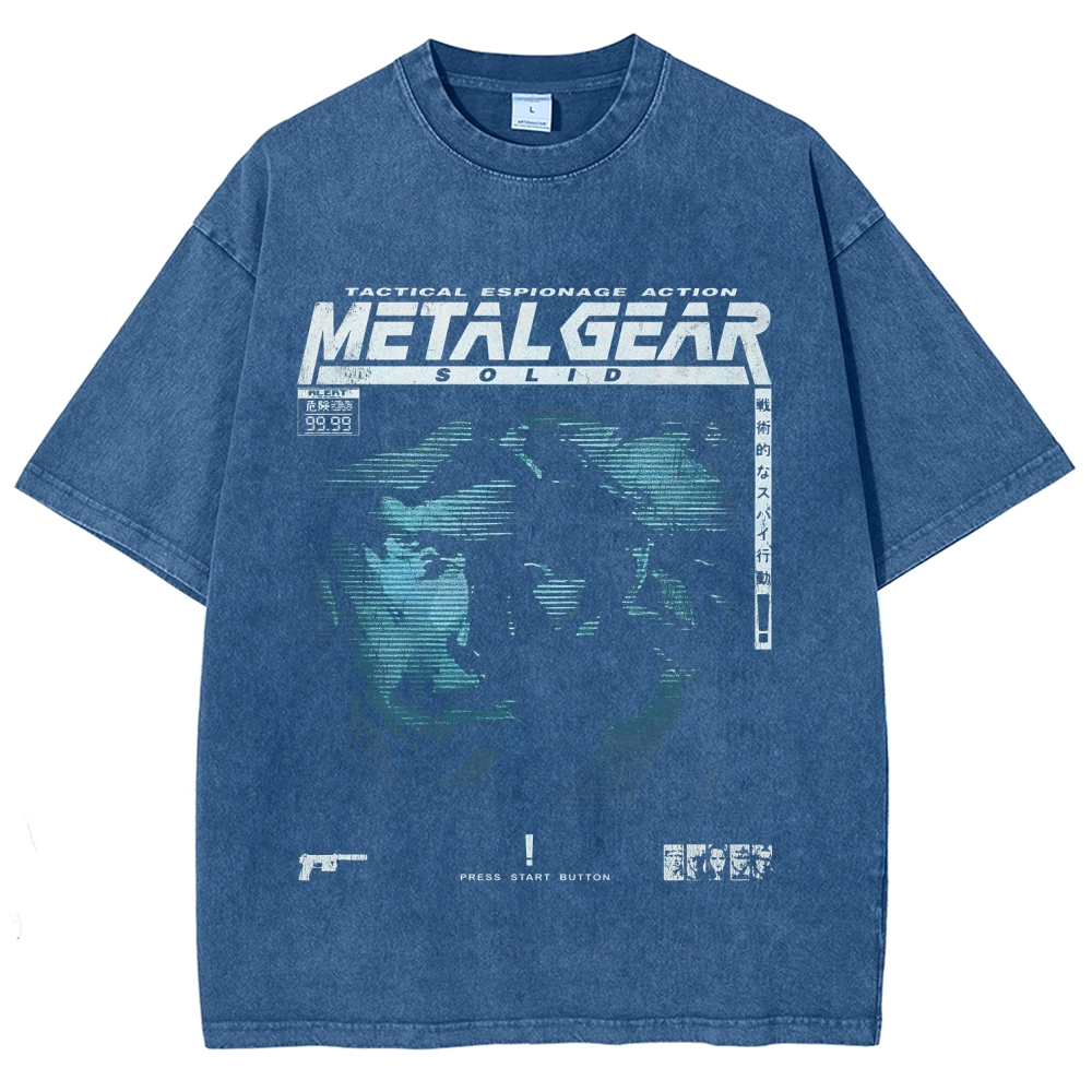 Metal Gear Solid Unisex Fit Washed T-Shirt 2508020714