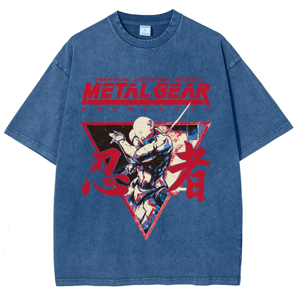Metal Gear Solid Unisex Fit Washed T-Shirt 2508021873