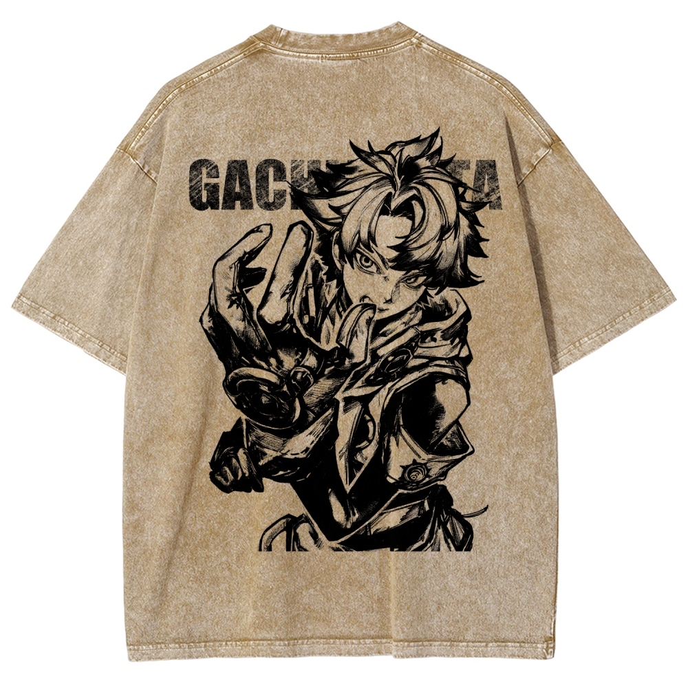 Gachiakuta Unisex Fit Washed T-Shirt 2508026065