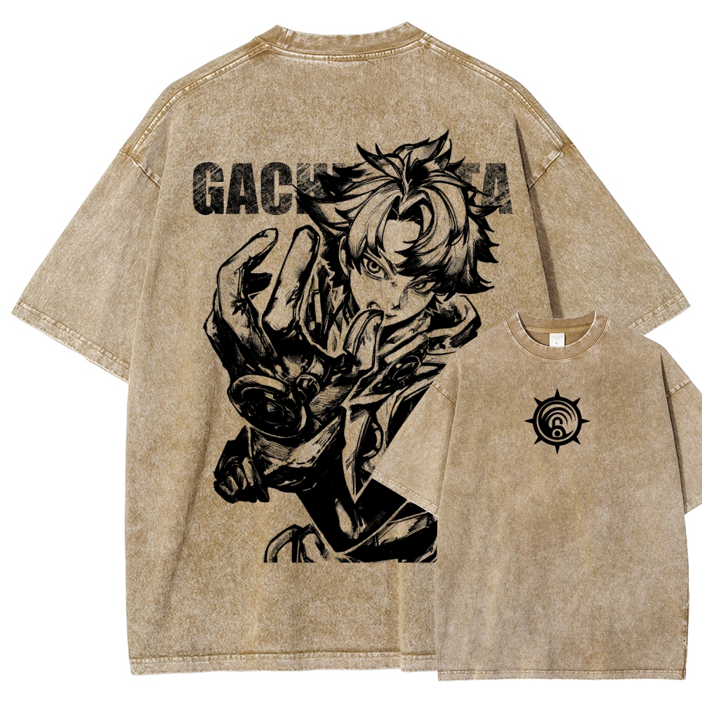 Gachiakuta Unisex Fit Washed T-Shirt 2508026065