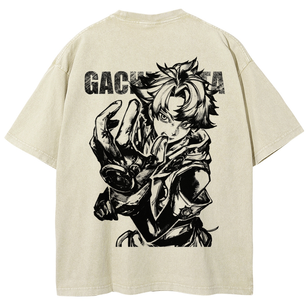 Gachiakuta Unisex Fit Washed T-Shirt 2508026065