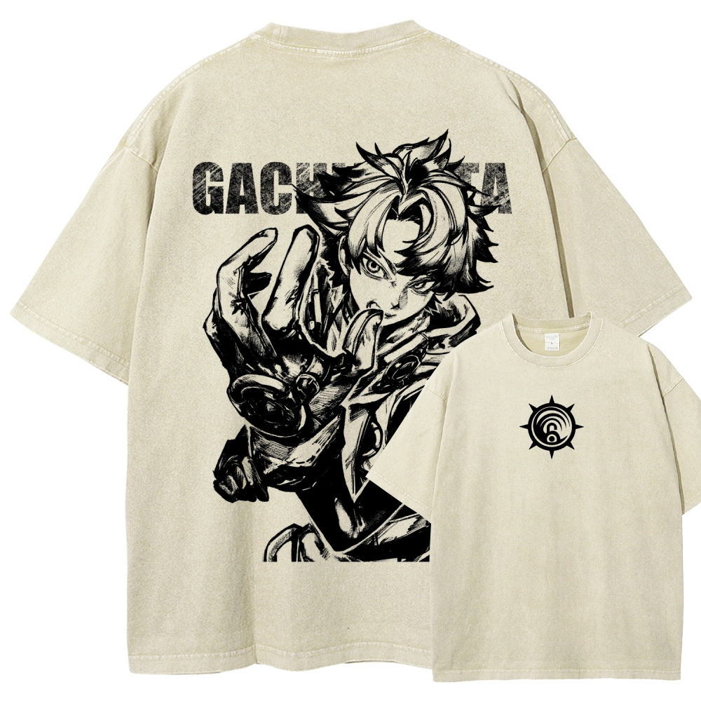 Gachiakuta Unisex Fit Washed T-Shirt 2508026065