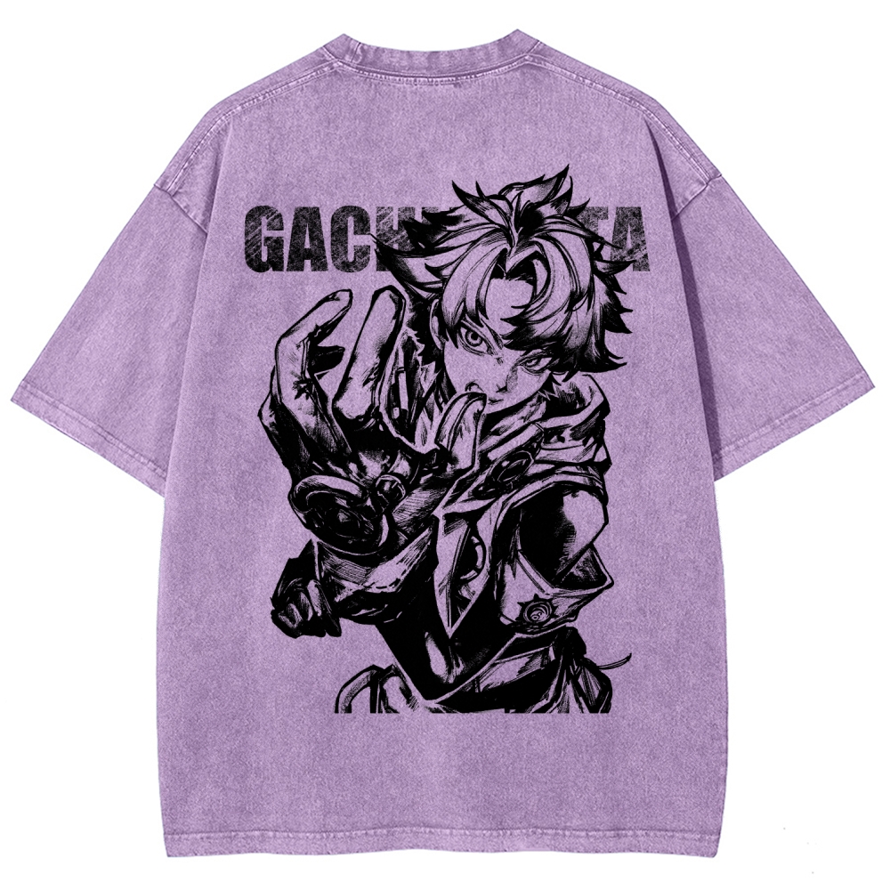 Gachiakuta Unisex Fit Washed T-Shirt 2508026065