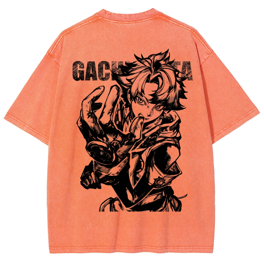 Gachiakuta Unisex Fit Washed T-Shirt 2508026065