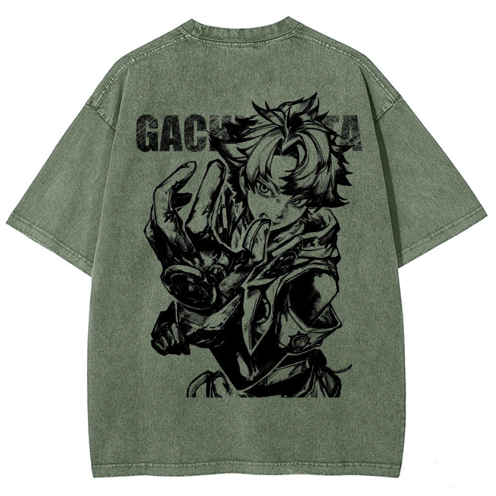 Gachiakuta Unisex Fit Washed T-Shirt 2508026065