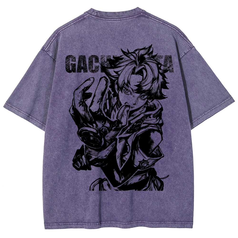 Gachiakuta Unisex Fit Washed T-Shirt 2508026065