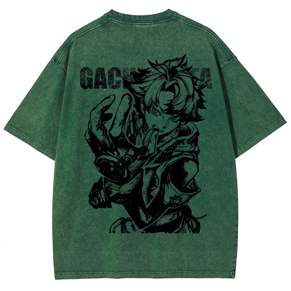 Gachiakuta Unisex Fit Washed T-Shirt 2508026065