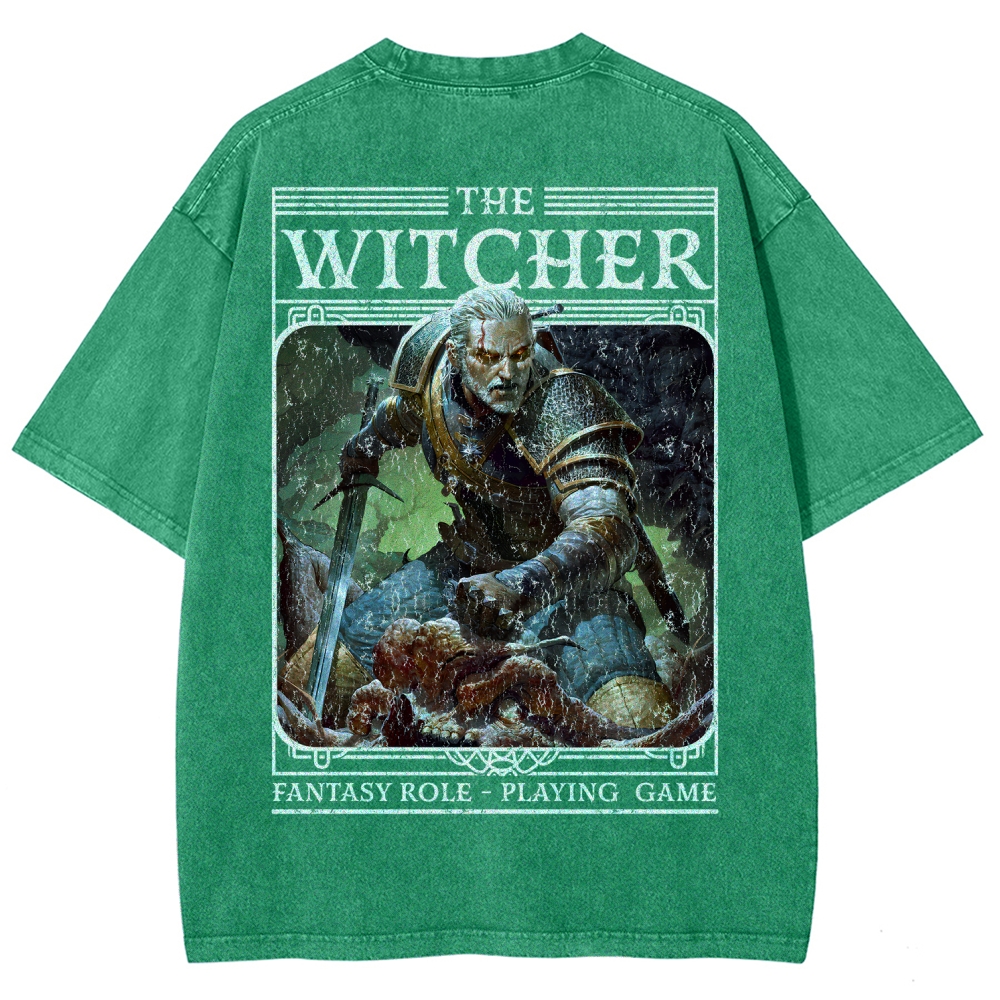 The Witcher Unisex Fit Washed T-Shirt 2508026824