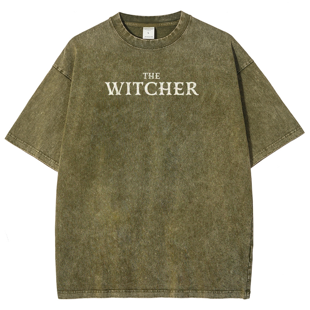 The Witcher Unisex Fit Washed T-Shirt 2508026824