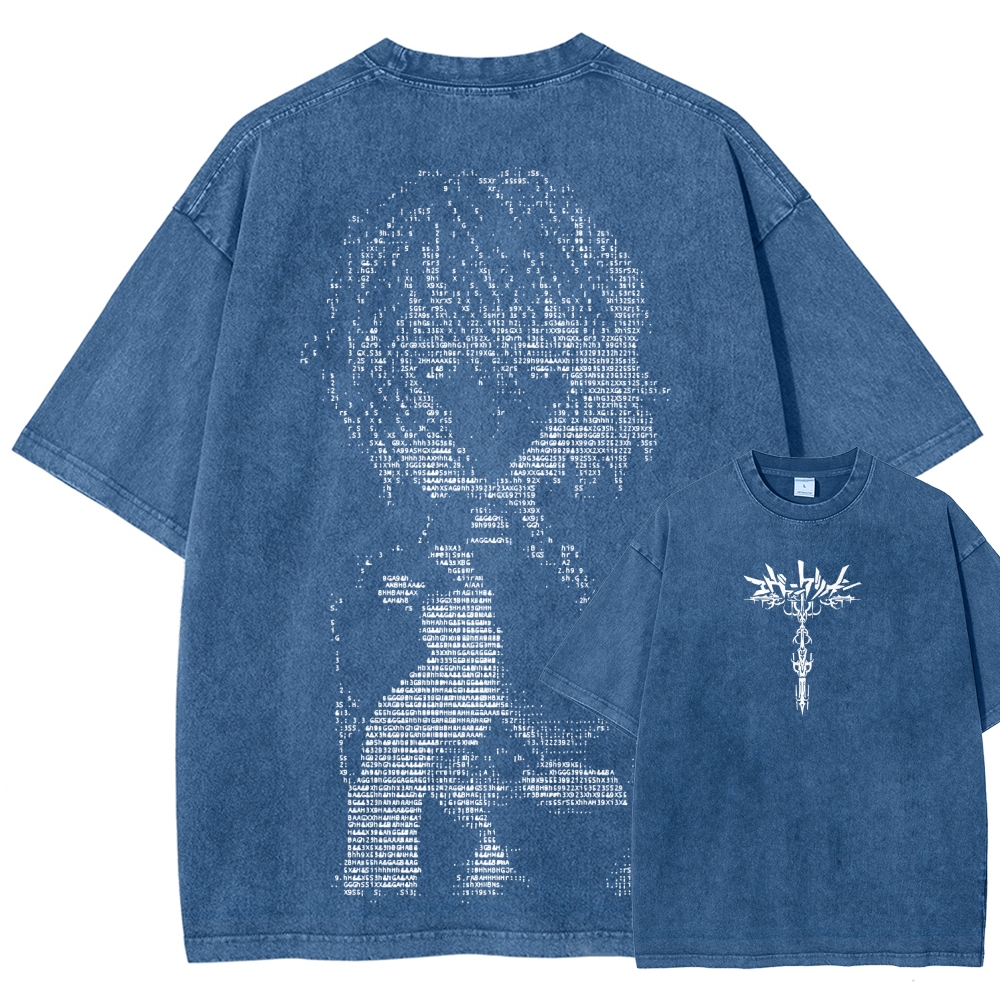 Neon Genesis Evangelion Unisex Fit Washed T-Shirt 2509002256