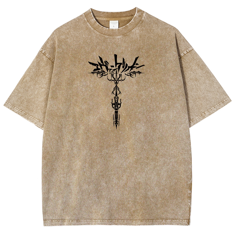Neon Genesis Evangelion Unisex Fit Washed T-Shirt 2509002256
