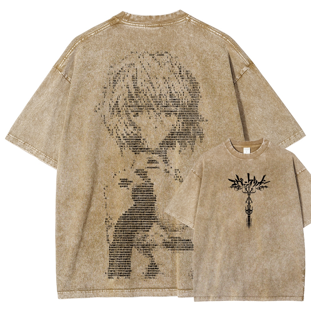 Neon Genesis Evangelion Unisex Fit Washed T-Shirt 2509002256