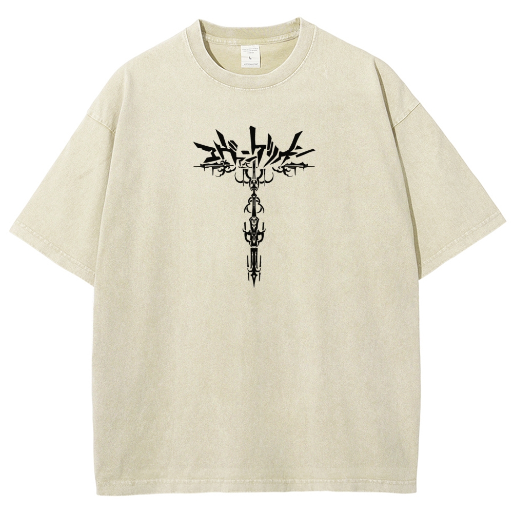 Neon Genesis Evangelion Unisex Fit Washed T-Shirt 2509002256