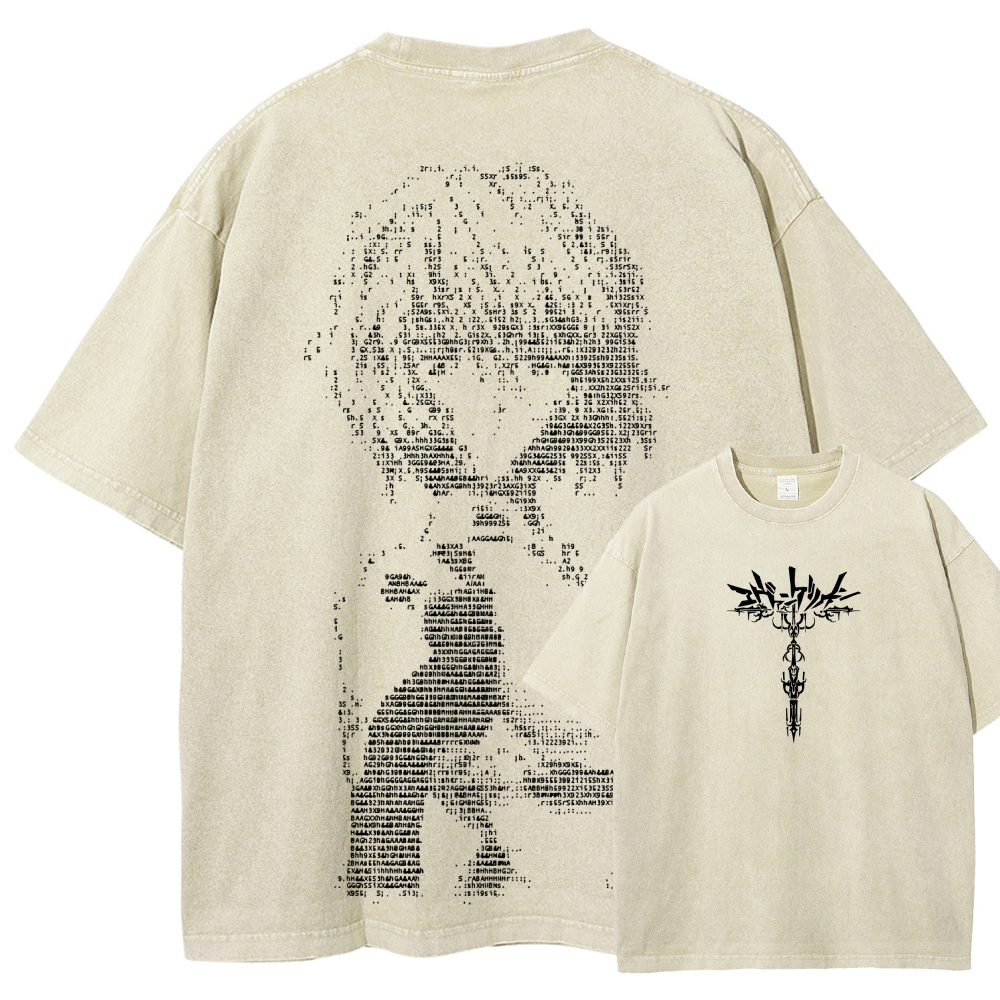 Neon Genesis Evangelion Unisex Fit Washed T-Shirt 2509002256