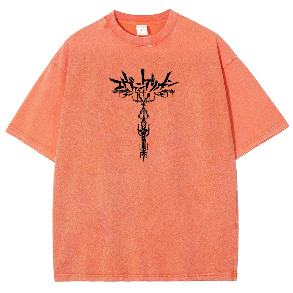 Neon Genesis Evangelion Unisex Fit Washed T-Shirt 2509002256