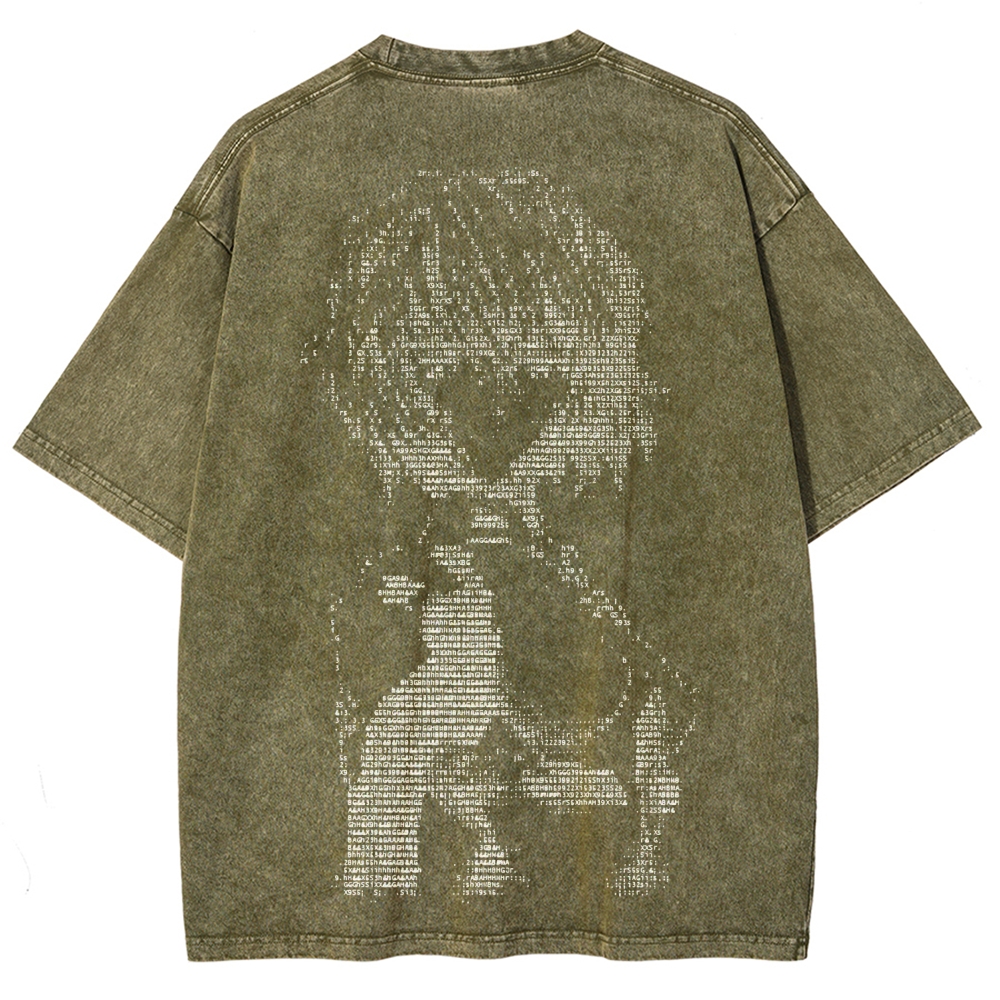 Neon Genesis Evangelion Unisex Fit Washed T-Shirt 2509002256