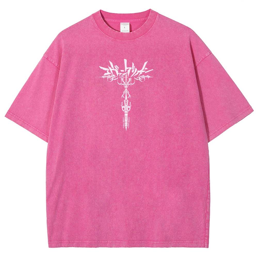 Neon Genesis Evangelion Unisex Fit Washed T-Shirt 2509002256