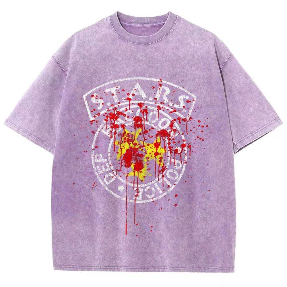 Resident Evil Unisex Fit Washed T-Shirt 2509004317