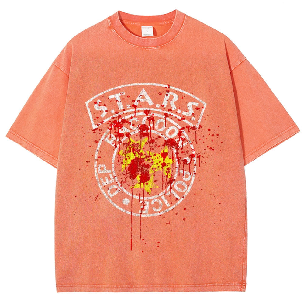 Resident Evil Unisex Fit Washed T-Shirt 2509004317