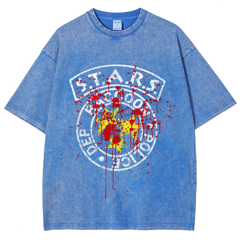 Resident Evil Unisex Fit Washed T-Shirt 2509004317