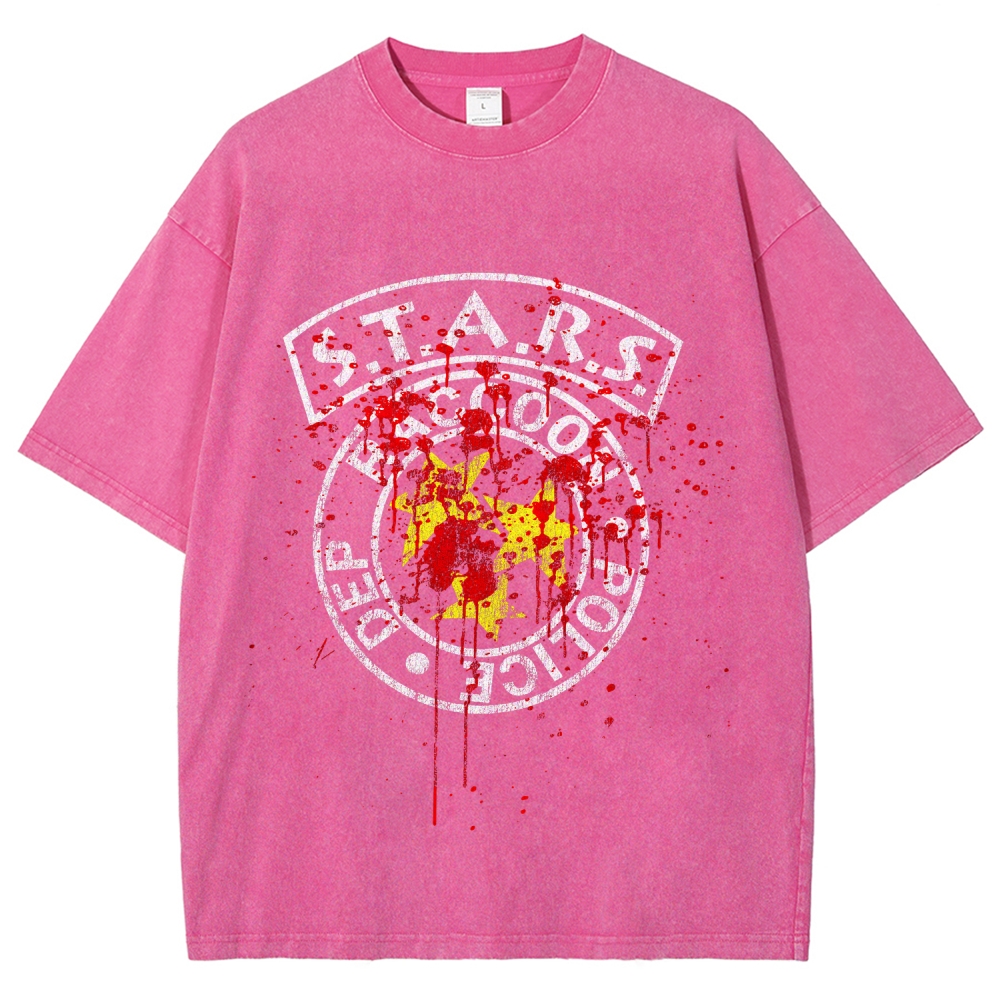 Resident Evil Unisex Fit Washed T-Shirt 2509004317