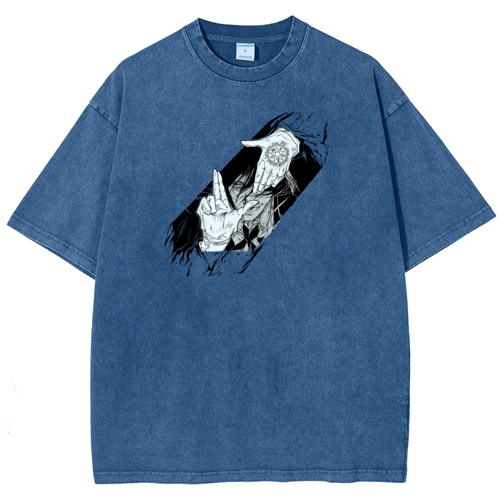 Hellsing Unisex Fit Washed T-Shirt 2509006215