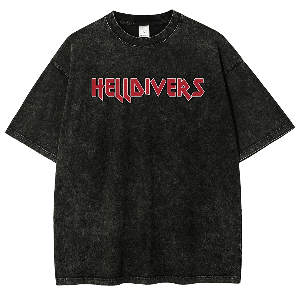 Helldivers Unisex Fit Washed T-Shirt 2509008538