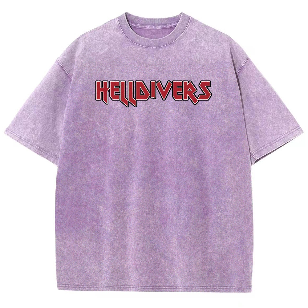 Helldivers Unisex Fit Washed T-Shirt 2509008538