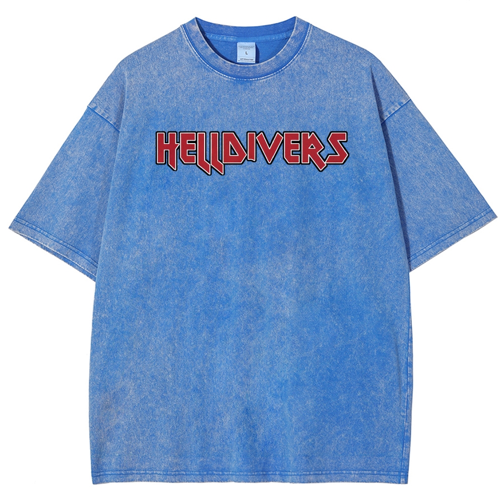 Helldivers Unisex Fit Washed T-Shirt 2509008538