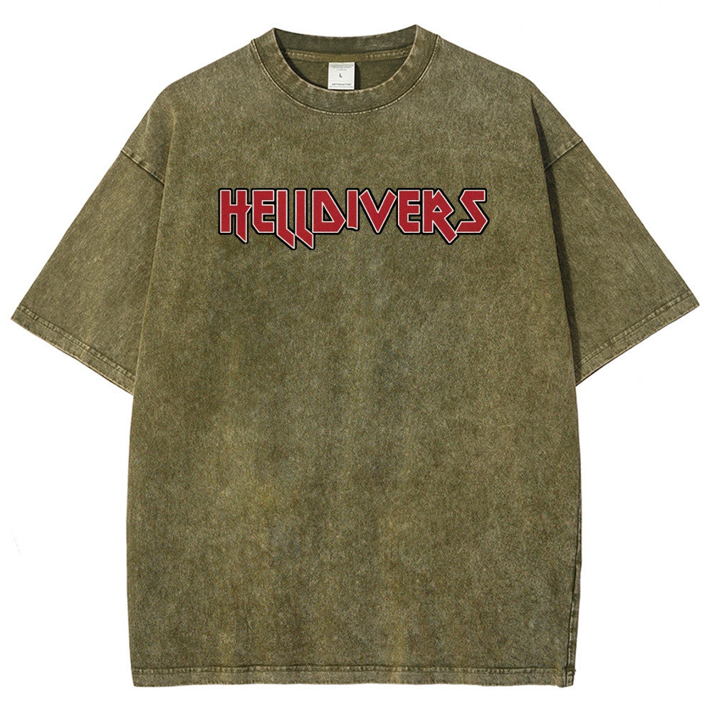 Helldivers Unisex Fit Washed T-Shirt 2509008538